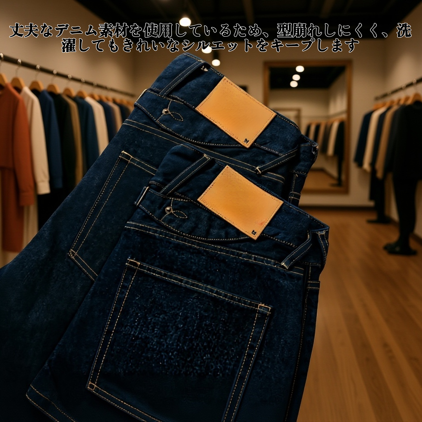 デニムオーバーオール