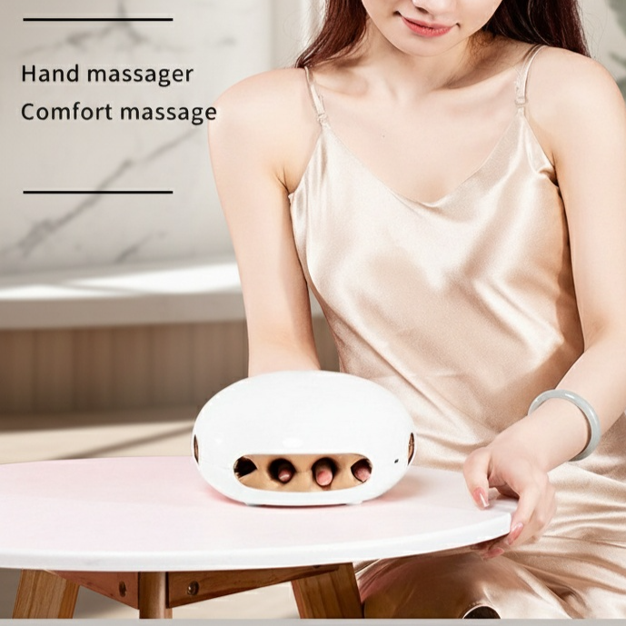 Hand Palm and Finger Joint Therapy Massager in use