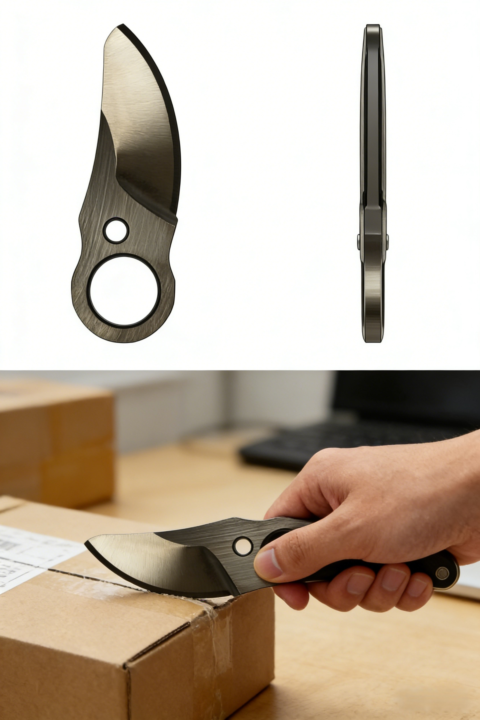 Electric branch cutter trimming flowers