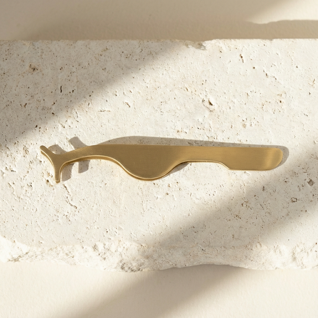 เครื่องมือแหนบติดขนตาปลอมคุณภาพสูง