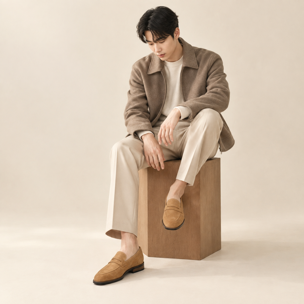 남성 로퍼 캐주얼 신발 슬립온 한류 스타일