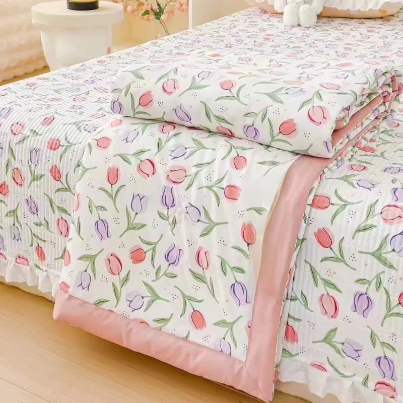 Washed Cotton Summer Quilt