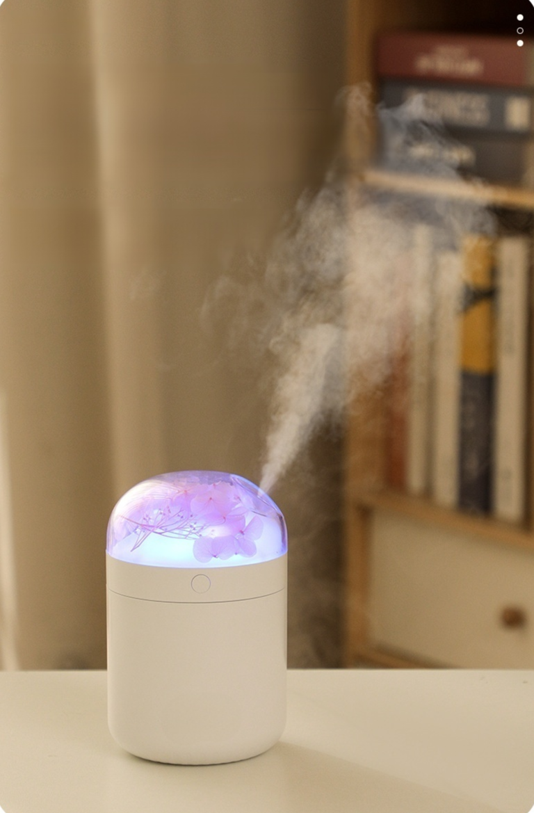 Humidificador compacto colorido para habitación