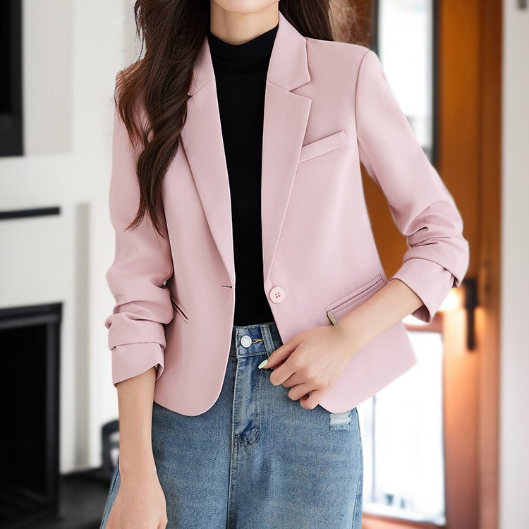 여성 통근 고급감 슬림핏 양복