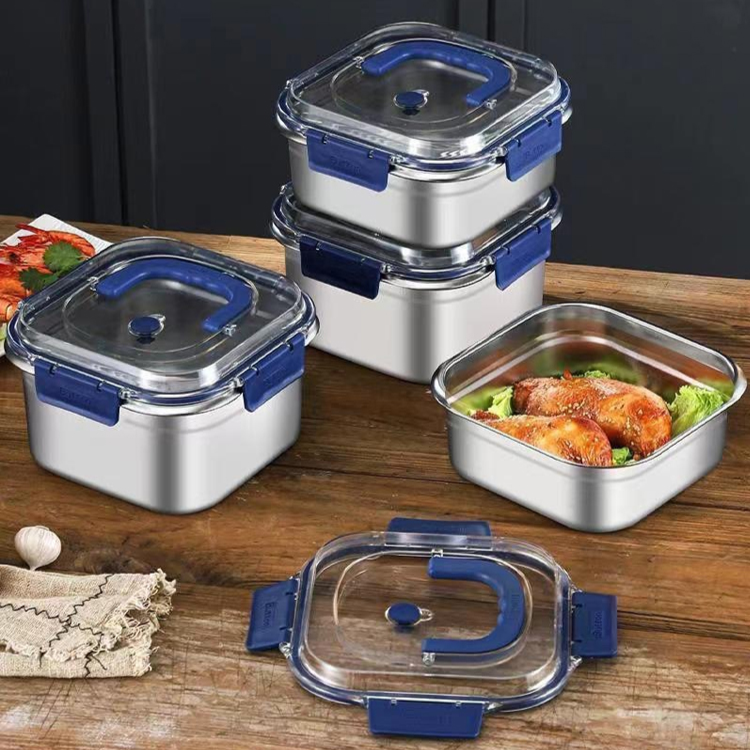 Caja de conservación de acero inoxidable