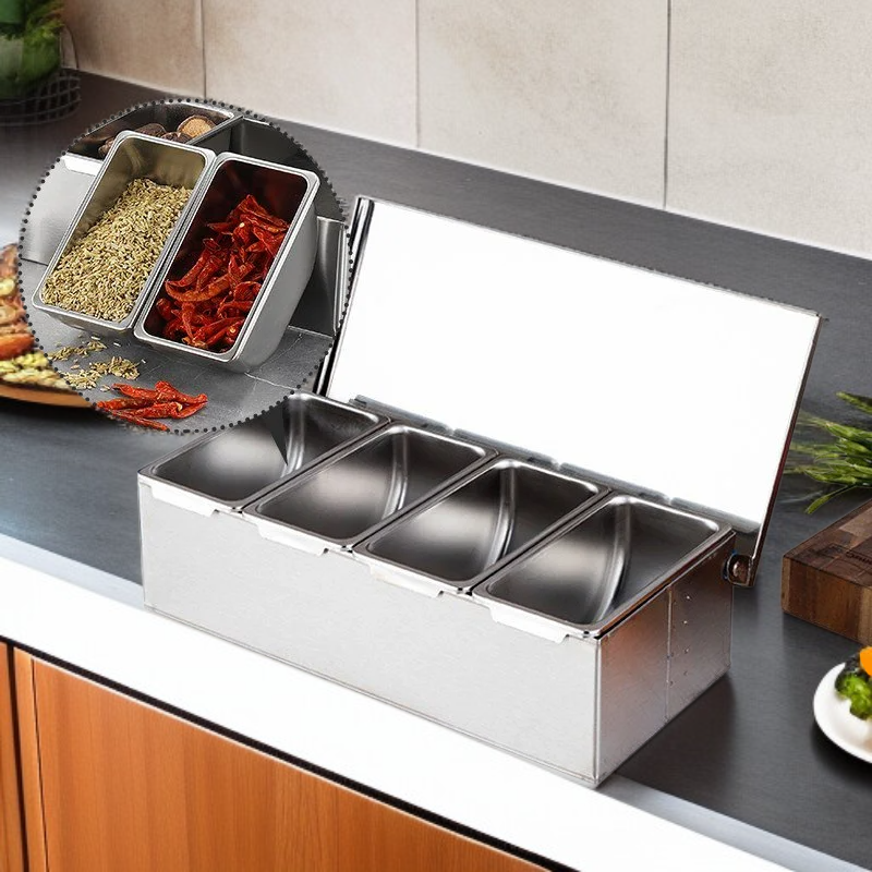 304 스테인레스 양념통 4구