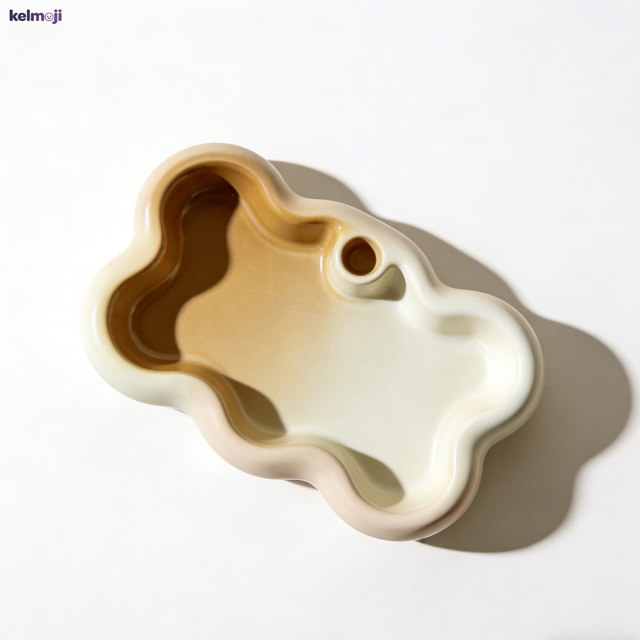 Cloud-Shaped Ceramic Stationery Trays (Set of 5)