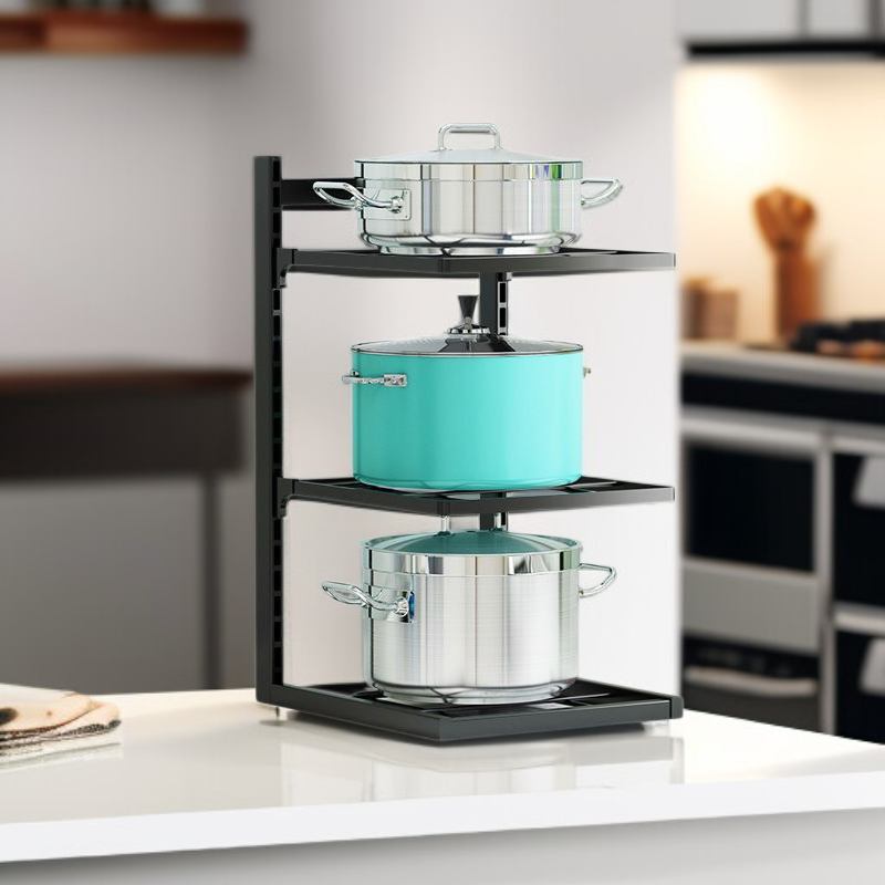 Double-sided Pot Rack Stand 