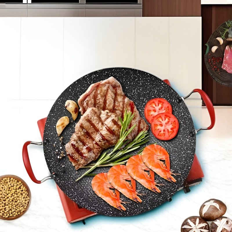Portable heat-resistant polygonal non-stick baking pan