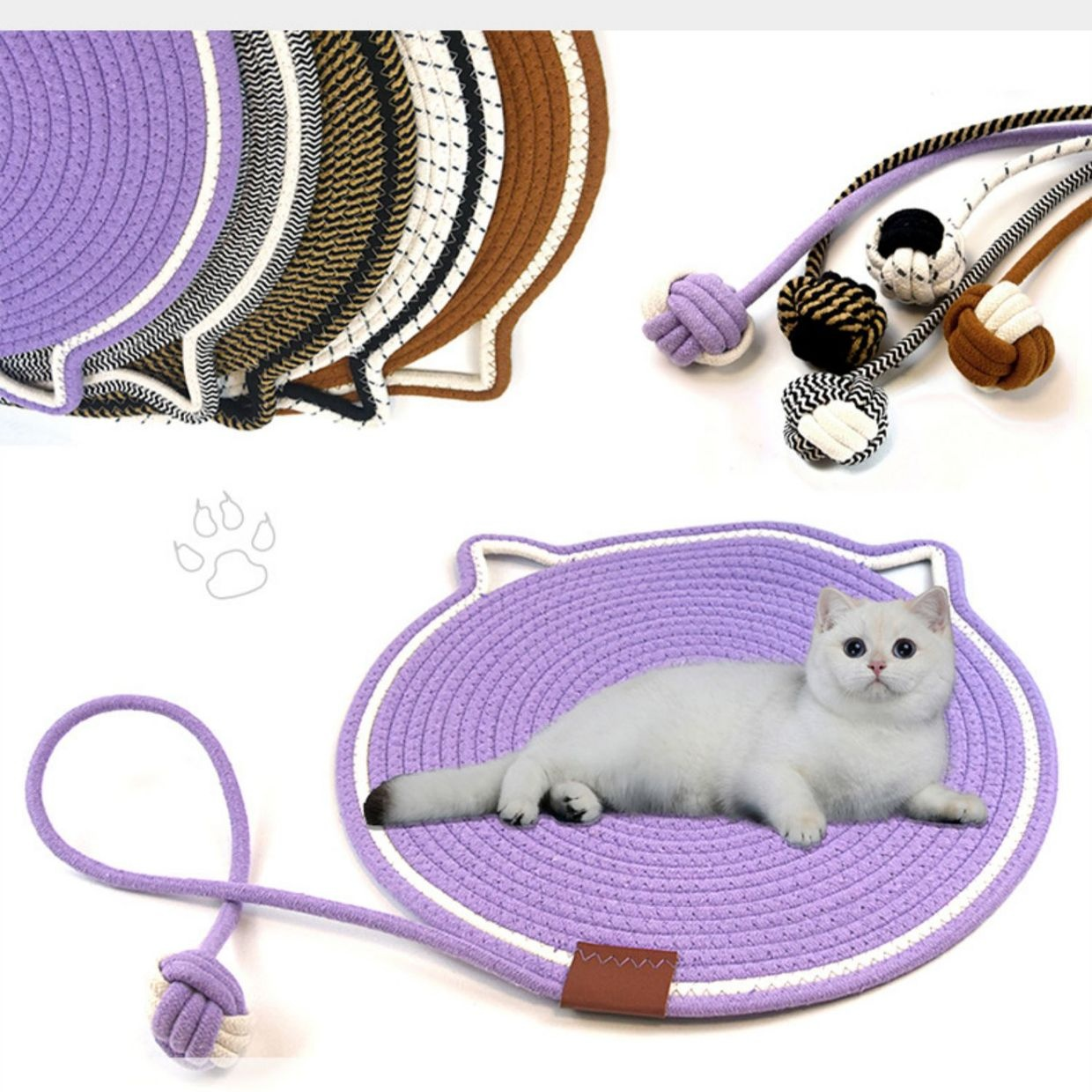 貓狗通用耐磨涼席抓板