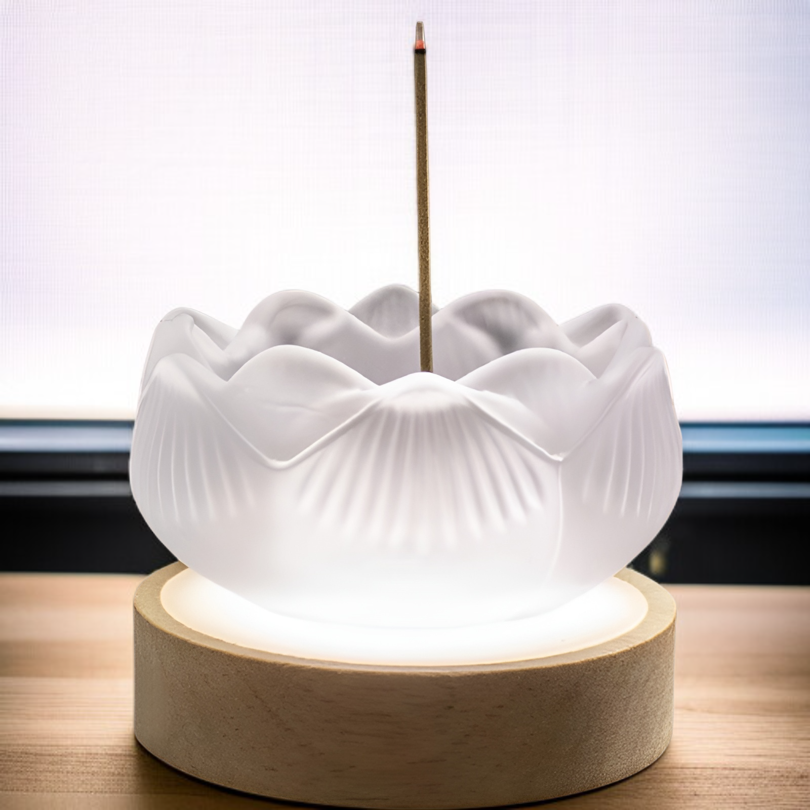 크리에이티브 크리스탈 연꽃 향꽂이