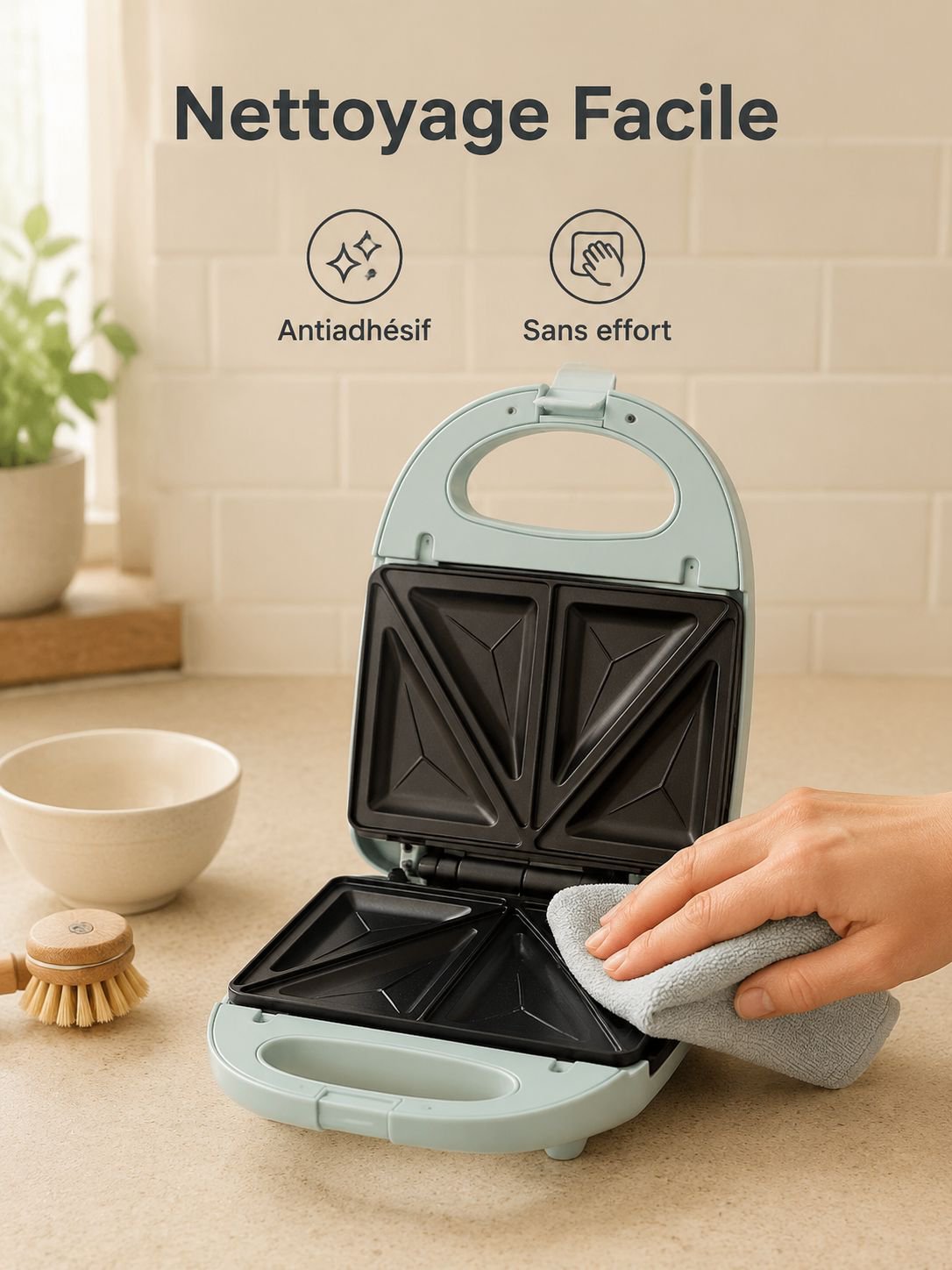 Grille-pain à sandwich pratique pour la maison
