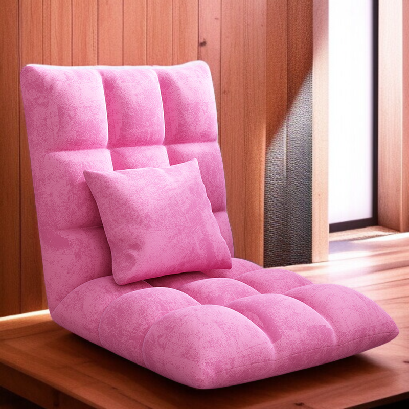 Cute folding floor chair lazy sofa bed single dormitory bedroom balcony tatami