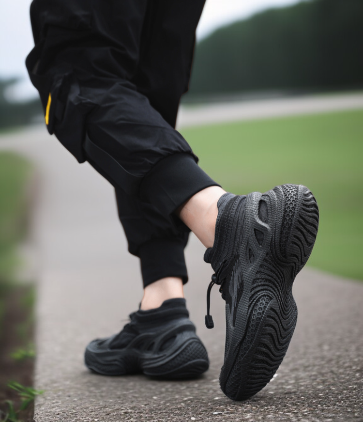 충격 흡수 기능 남성 스니커즈 바닥 이미지