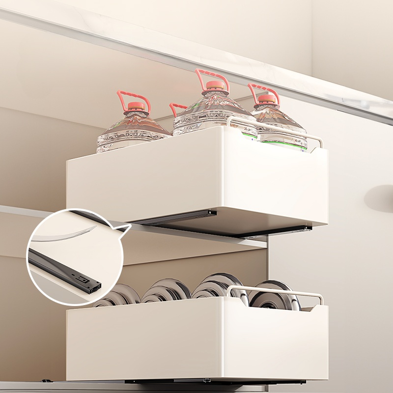 キッチン多層引き出し収納バスケット