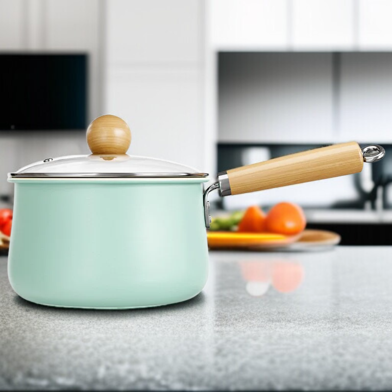 가정용 무접착 우유냄비 양면 무접착 비주얼 라면냄비
