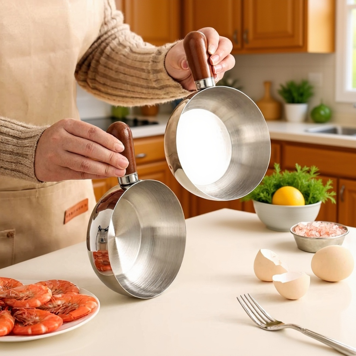 Olla multifuncional fácil de limpiar y mantener