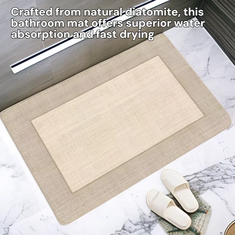 Bathroom Non-Slip Quick-Dry Absorbent Diatomite Mat