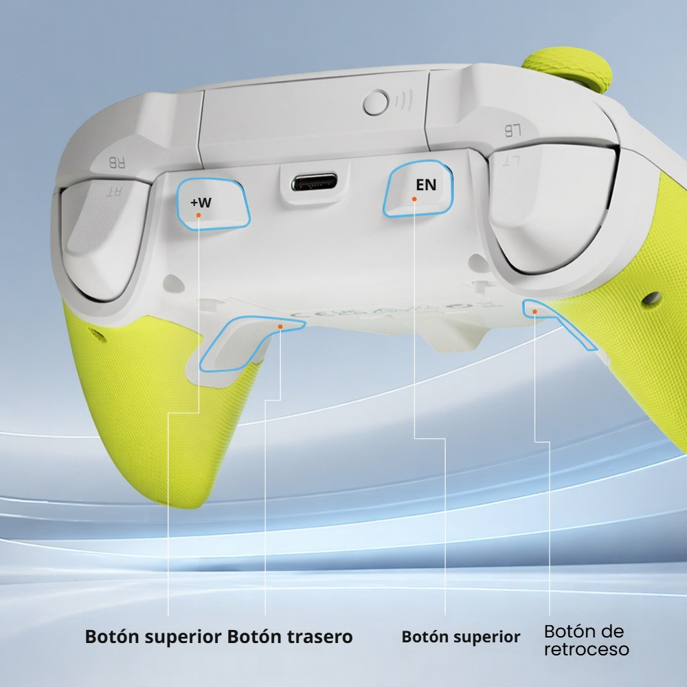 Mando inalámbrico con gatillo Hall para Switch/PC/Android/iOS