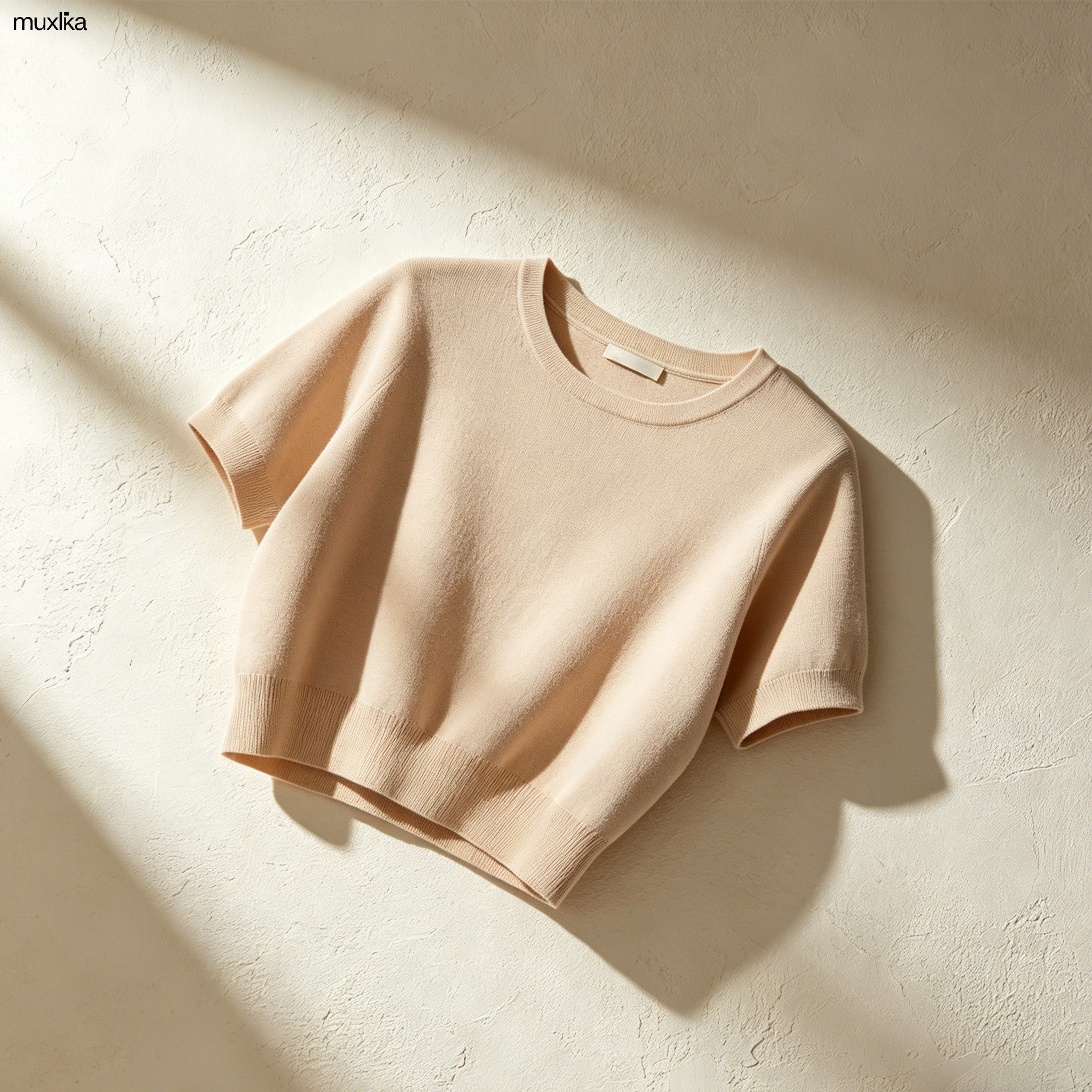 スリムフィットニットトップス