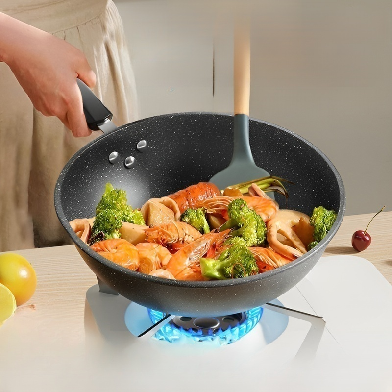 Healthy Stone Non-stick Pan, Low Smoke Frying Pan