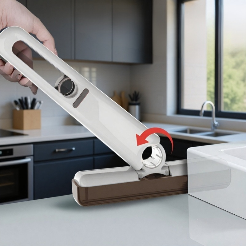 Mopa de Mano Autoescurrible para Espacios Pequeños