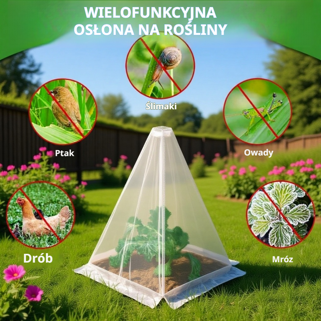 Osłona do sadzonek ogrodowych i roślinnych