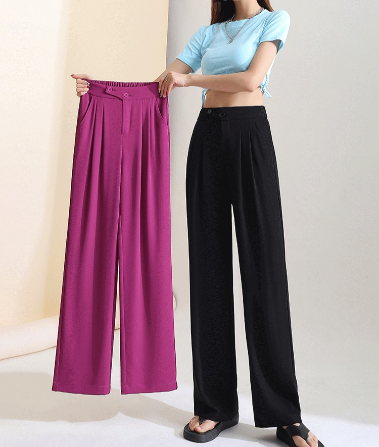 Pantalones anchos y de cintura alta, versátiles y favorecedores para la figura