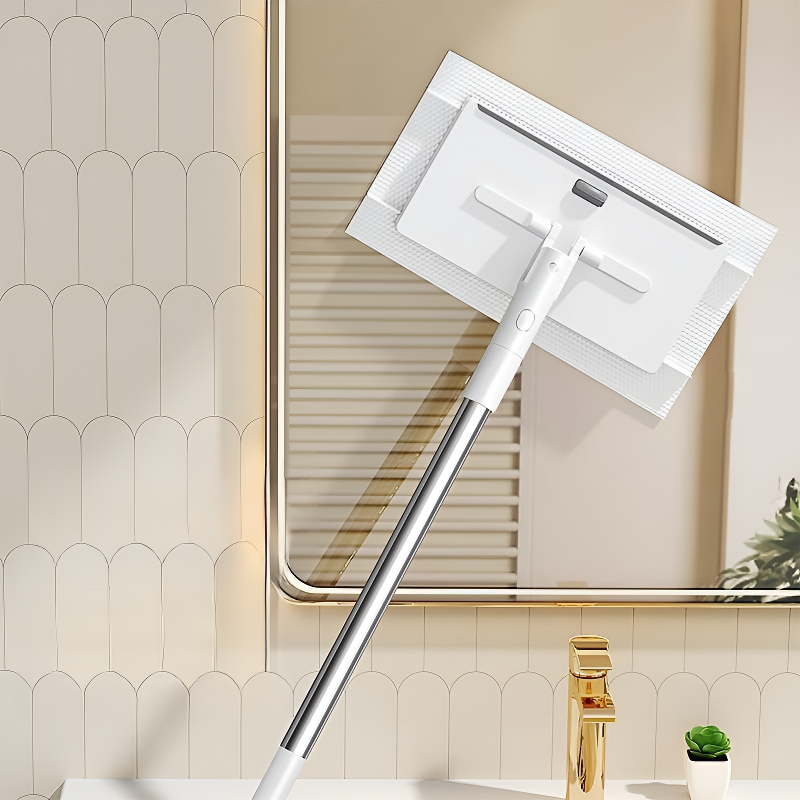 ไม้ถูพื้นแบบหนีบผ้าอัตโนมัติ สำหรับผ้าขนหนูหน้า ใช้ในบ้าน