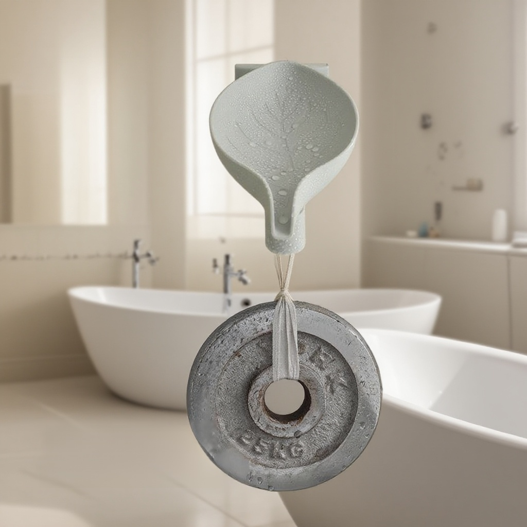 욕실 구멍 없는 벽걸이 비누통