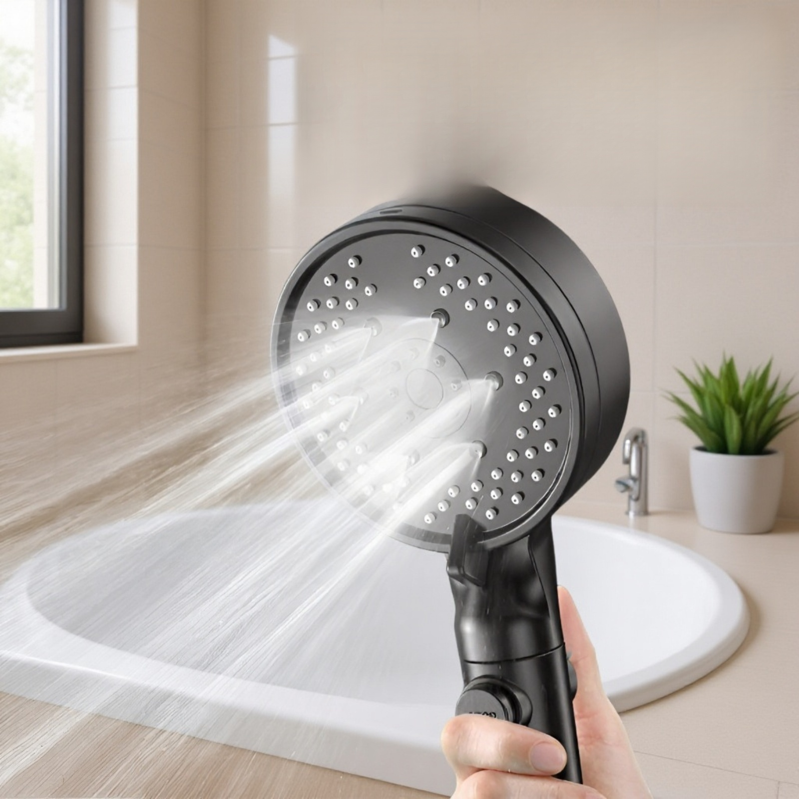 美容とマッサージ効果が期待できるシャワーヘッド