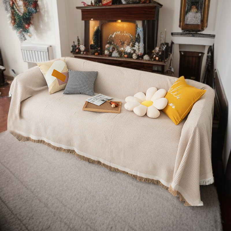 ソファカバーカバーフルカバー綿糸ユニバーサルソファブランケットカバータオル フルカバーソファ
