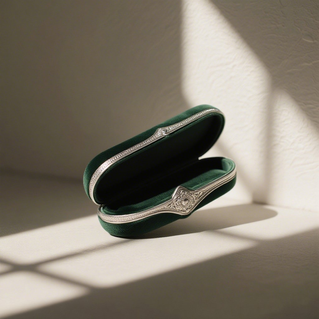 고급 안경 수납 케이스 전면 이미지