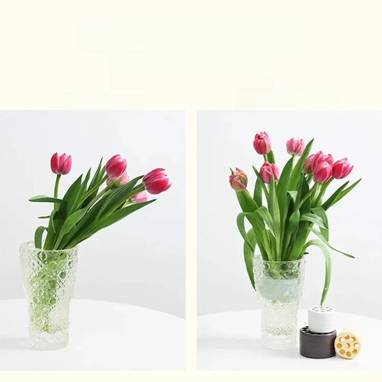 Soporte de tallo espiral para arreglos florales