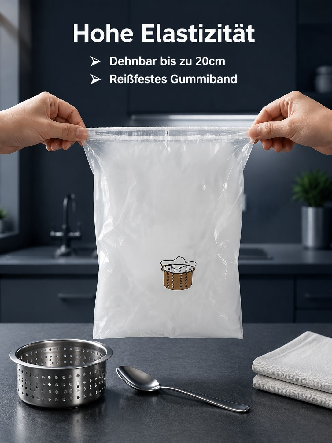 Spülbecken-Abflussfilter, Küchenabfluss-Sieb