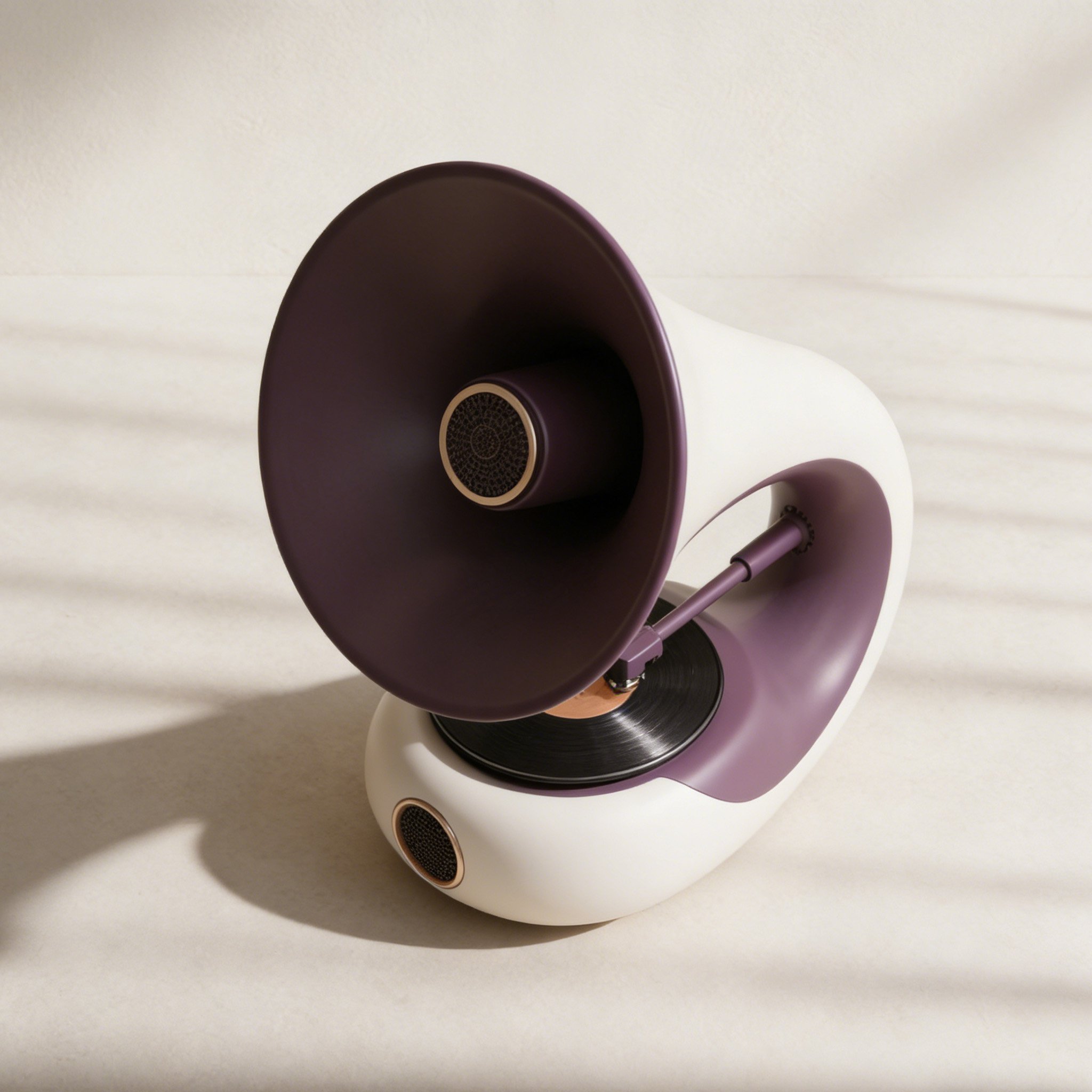 ลำโพงดีไซน์ทันสมัยรูปหอยทาก