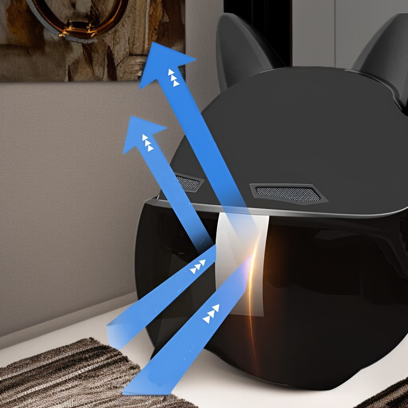 Fahrradhelm für Erwachsene mit modernem Kaninchenohren-Design und Schutzbrille