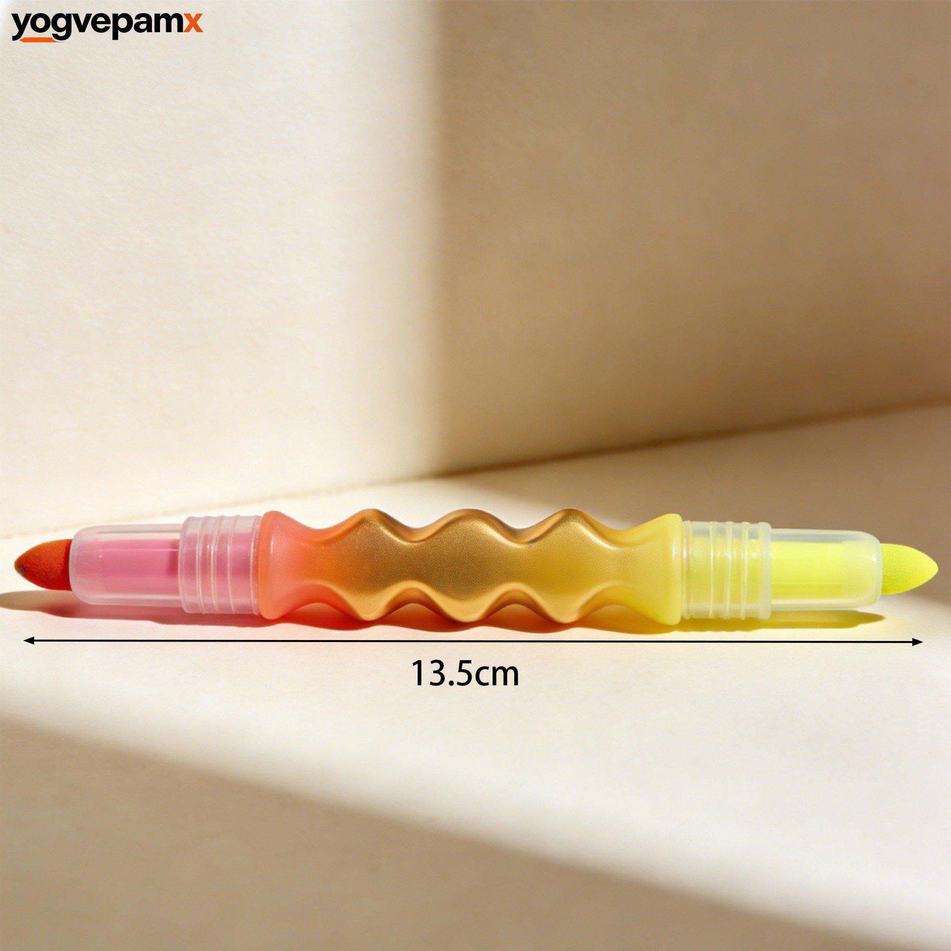 ภาพรวมปากกาไฮไลท์สองด้านในแพ็ค 10 ด้าม