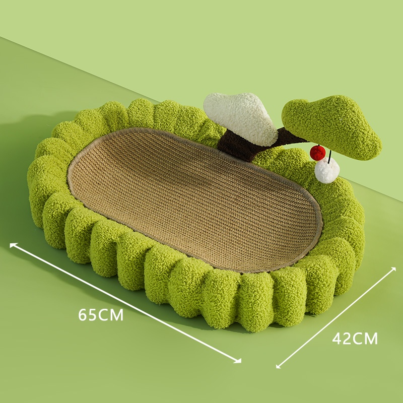 Luxuriöser Katzenkratzbaum mit Katzenbett