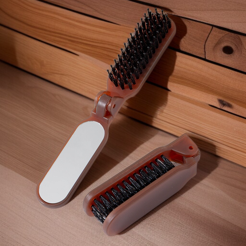 猪鬃毛梳子旅行便攜