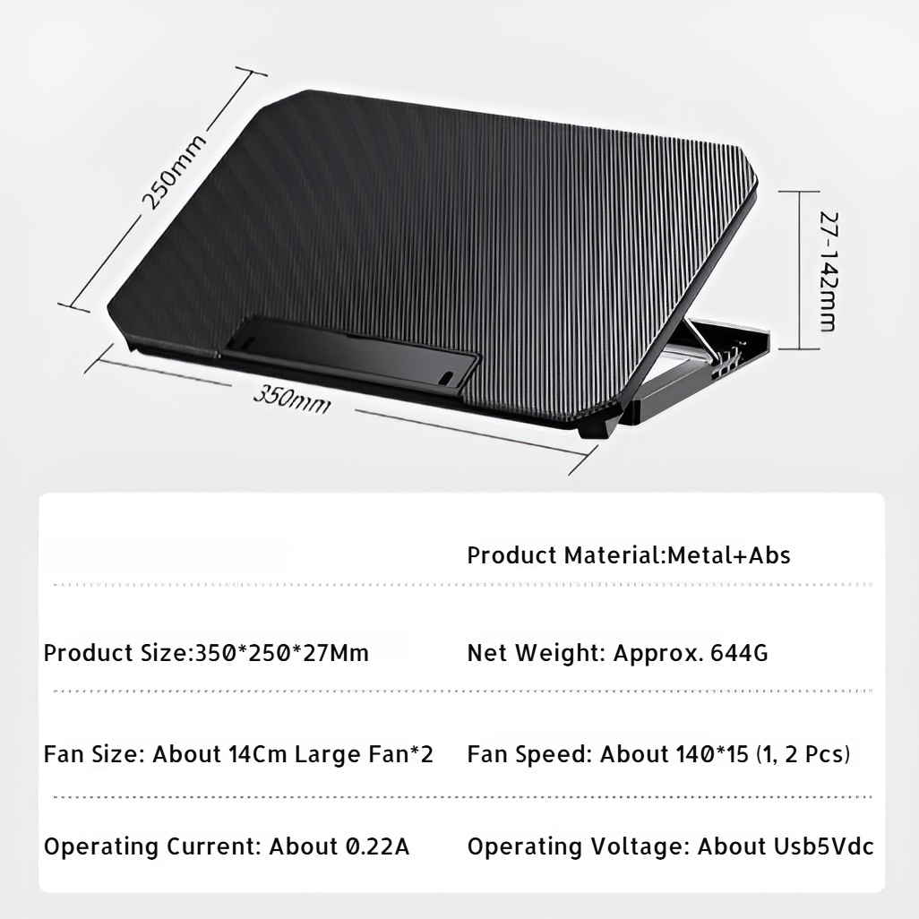 Adjustable Laptop Cooling Stand