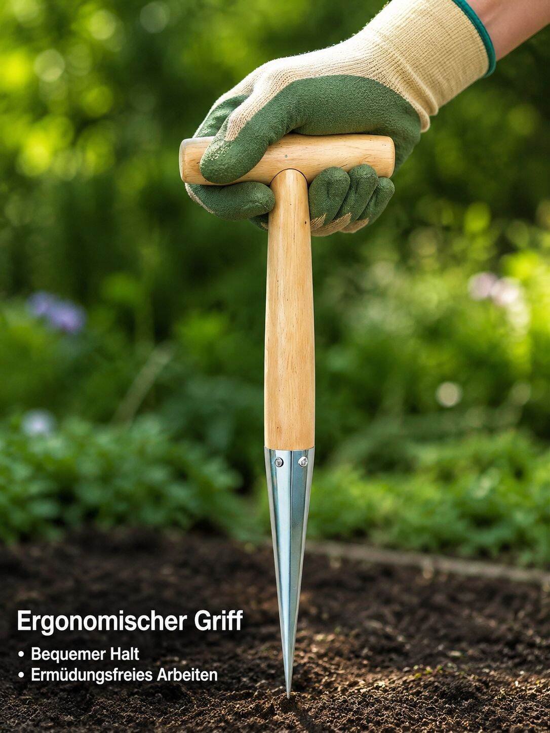 Garten-Säwerkzeug, Lochstecher und Pflanzgerät, Gemüse-Pflanzspaten