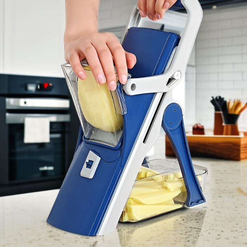 Cortador de verduras multifuncional para cocina, rallador manual de patatas