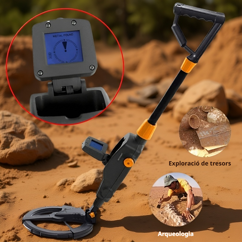 Detector de metalls lleuger i ergonòmic