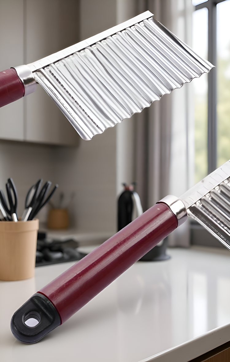 주방에서 사용하는 감자 슬라이서