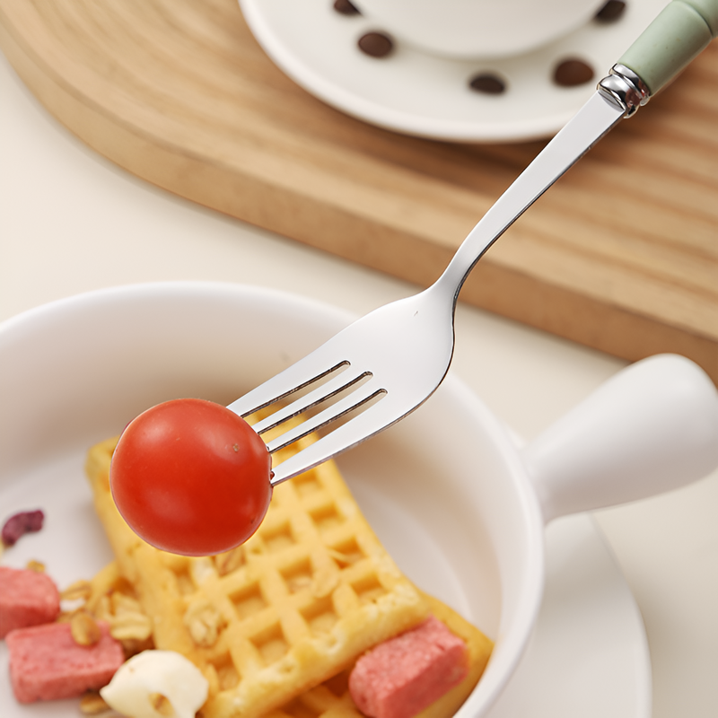 스테인리스 휴대용 3종 식기 세트