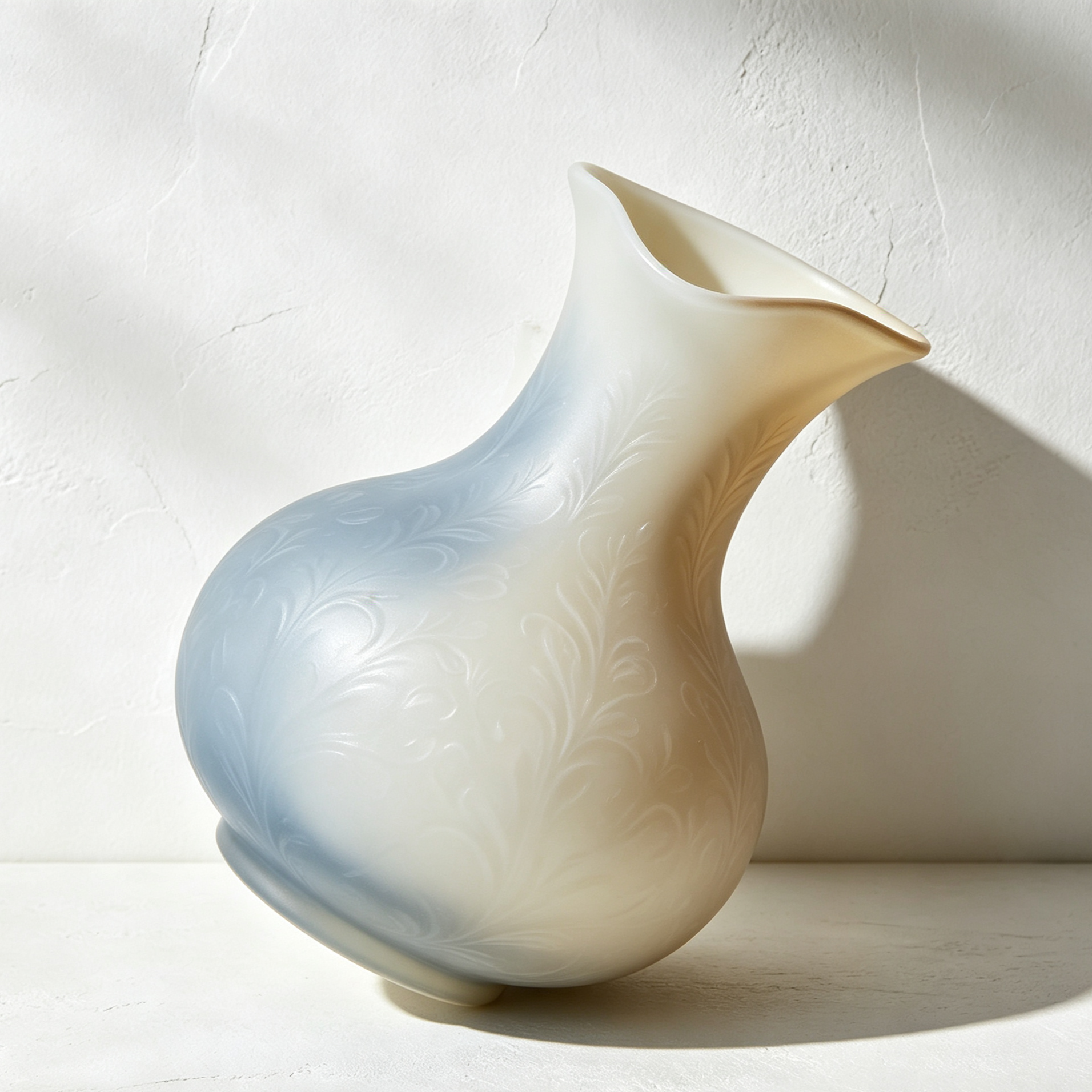 Decorative art vases set for living room centerpiece