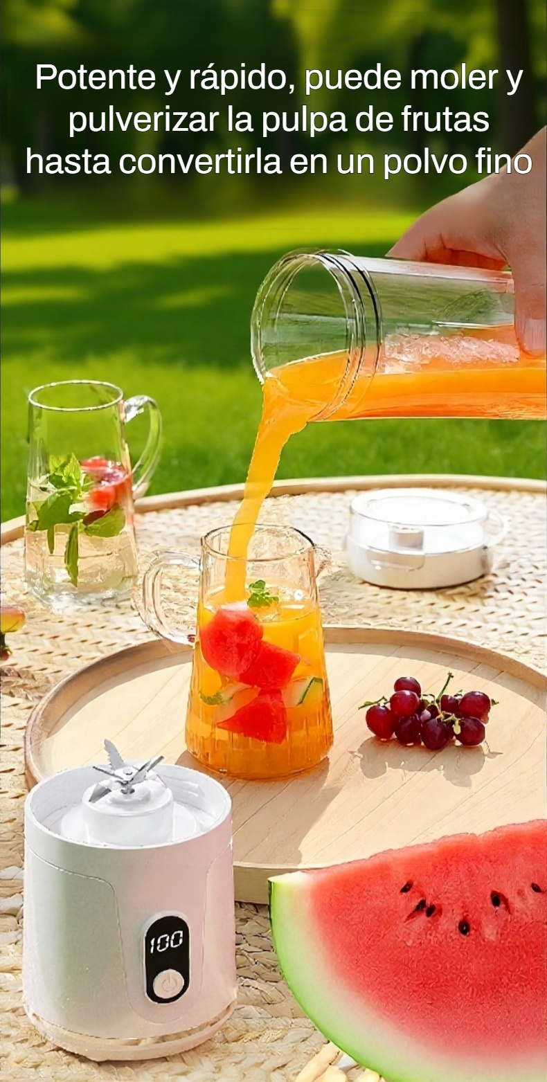 Exprimidor recargable rápido y eficiente para el hogar