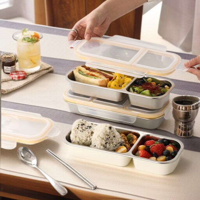 학생도시락 정량밀폐도시락 밥칸도시락 초밥보관도시락