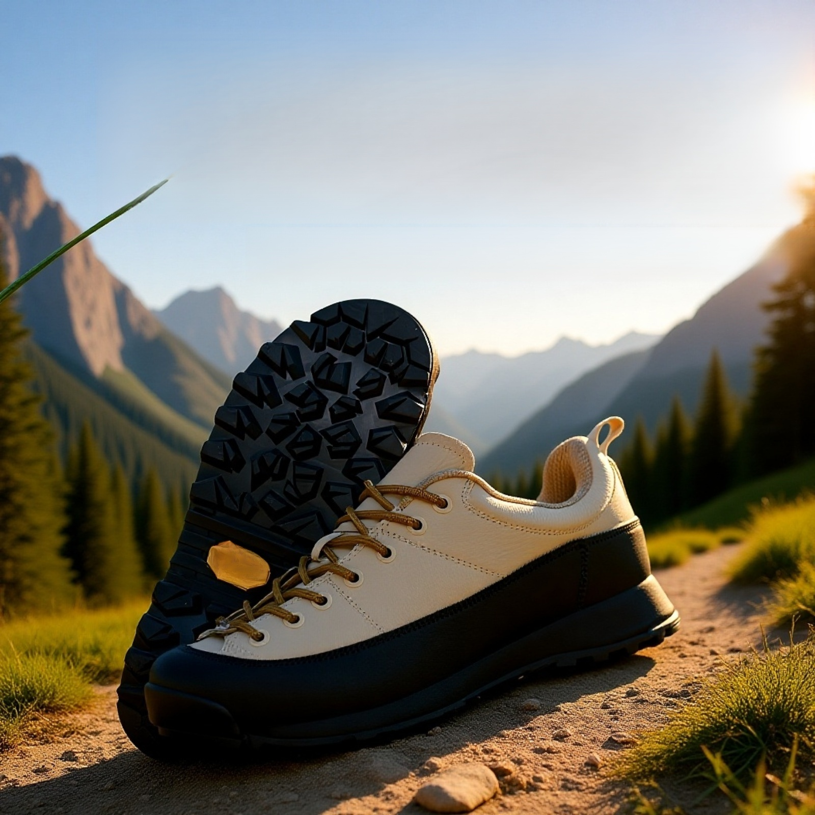 ローカットの高品質ハイキングシューズ